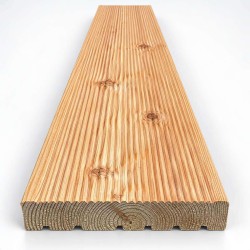 Kanados maumedžio terasinė lenta AB 27×143×4880 mm, rifliuota / rifliuota