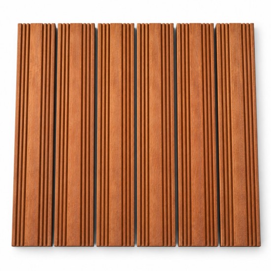 Terasinės lentos BANGKIRAI 19x118x2800 – dvipusė (lygi/rifliuota), vnt