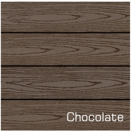 ZOOMDECK WPC terasinė lenta 22x143x3200 Brown – medžio imitacija, pilnavidurė