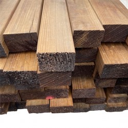 Kalibruota impregnuota rudai mediena 45x70x5100 C24, vnt