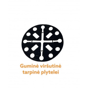 Viršutinė EPDM guma pjedestalams K-S2 – 2 mm, plytelėms (4 dalys)