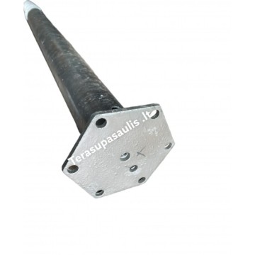 Įsukamas sraigtinis pamatas M12 Ø68×1000 mm, 2 mm, cinkuotas